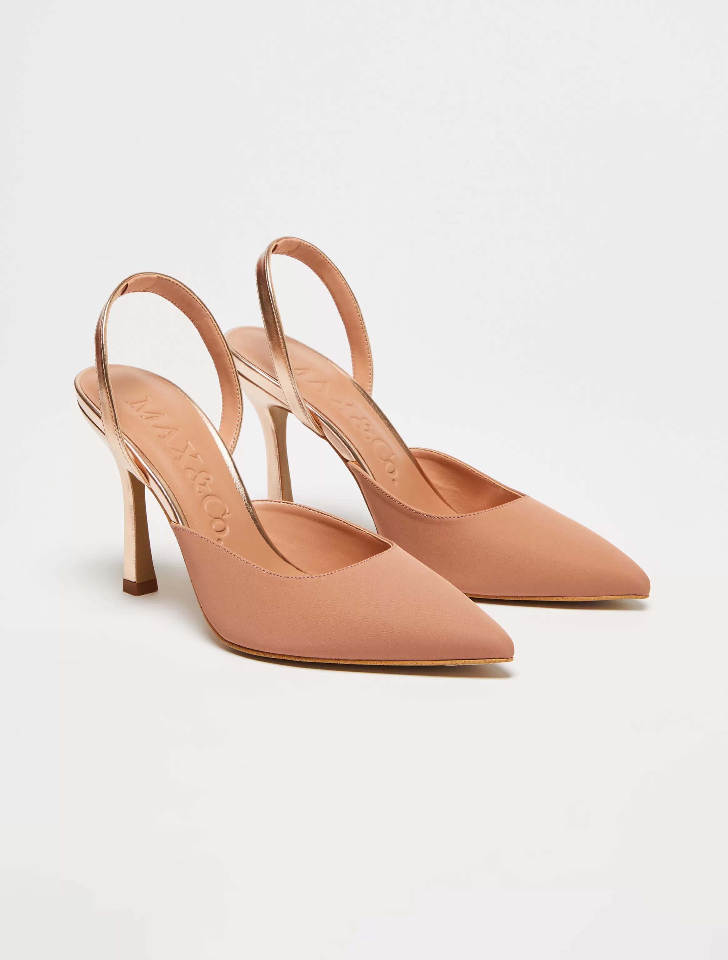 Satin court shoes*Max&Co Store