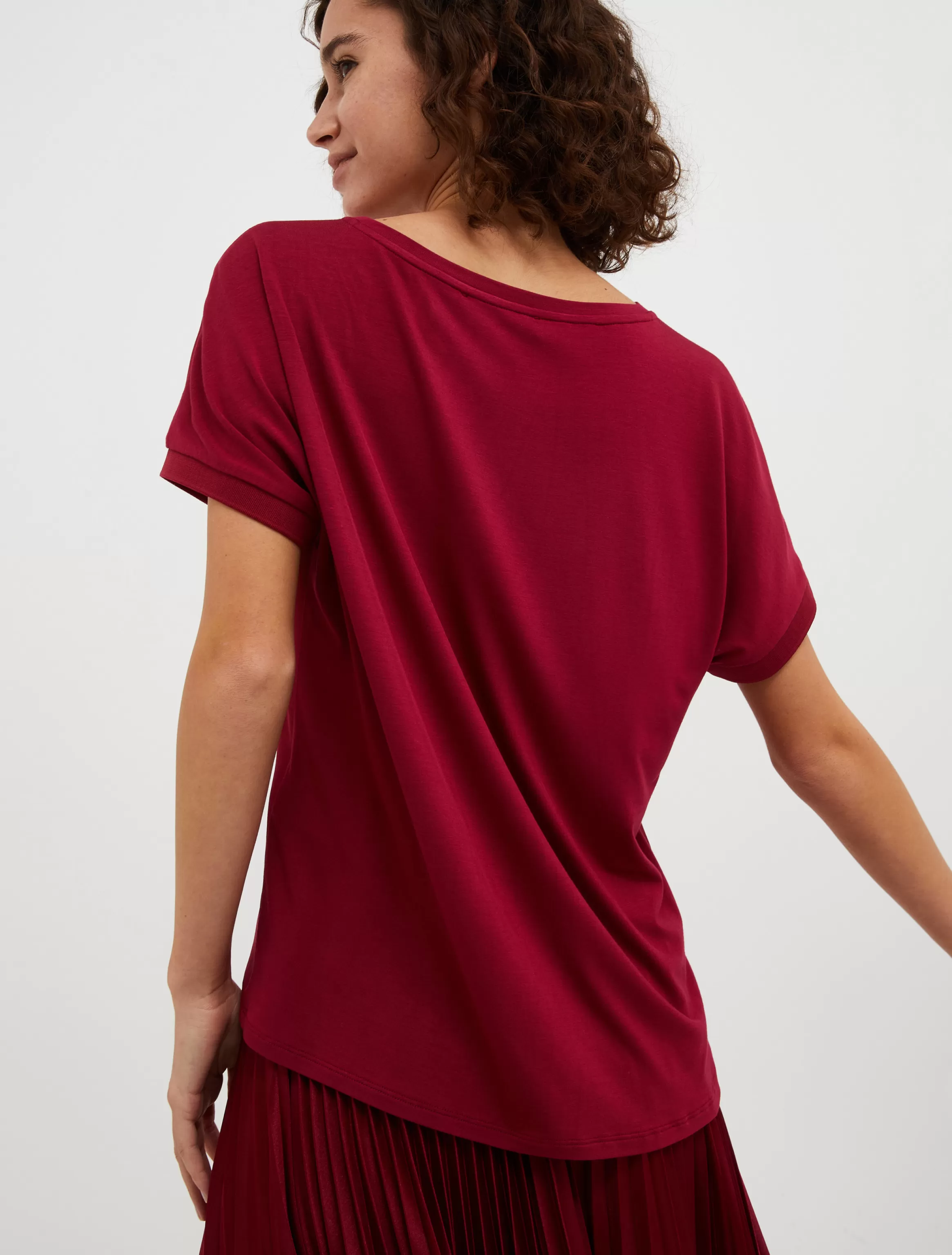 Silk and jersey T-shirt*Max&Co Hot