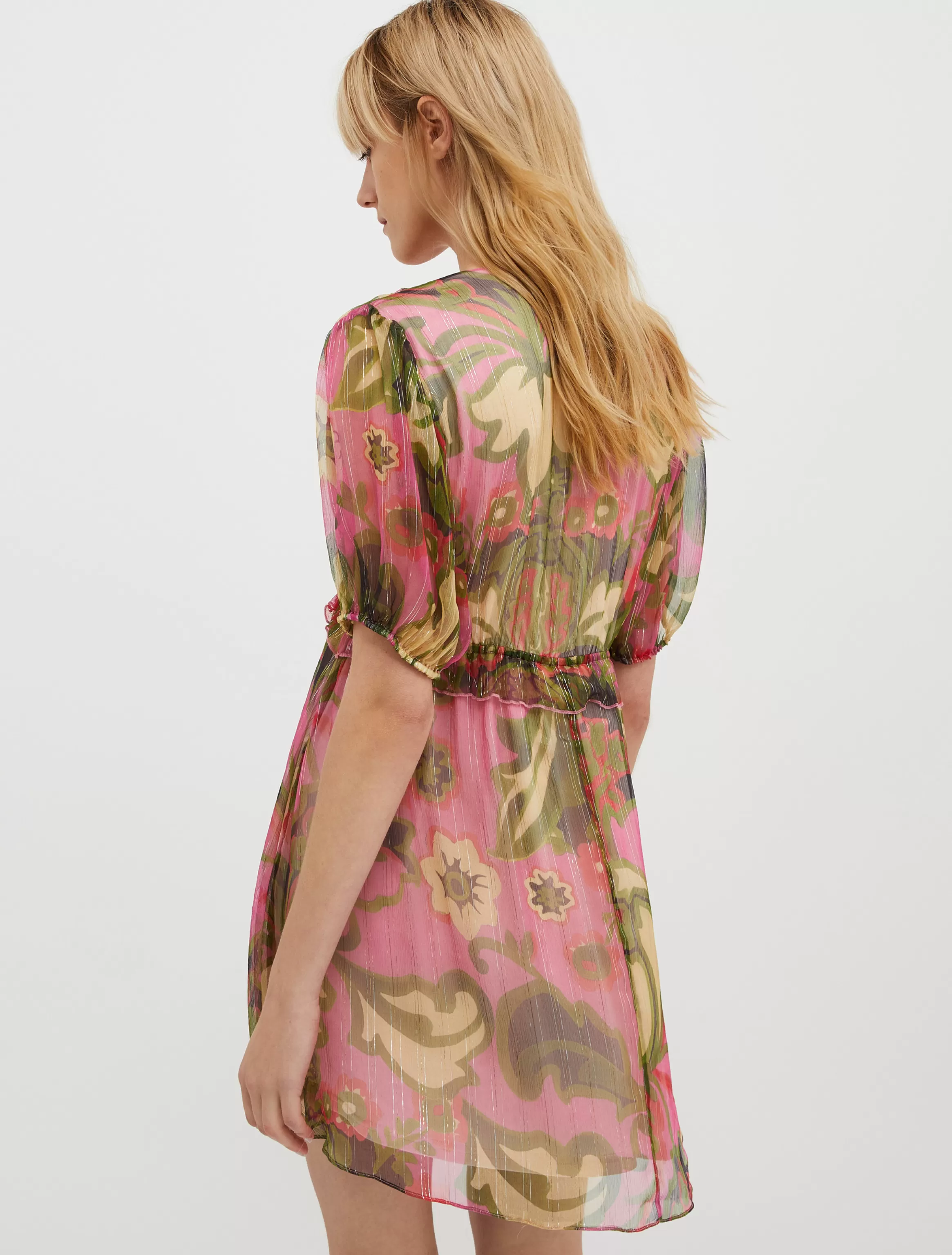 Silk-crepon mini dress*Max&Co Best