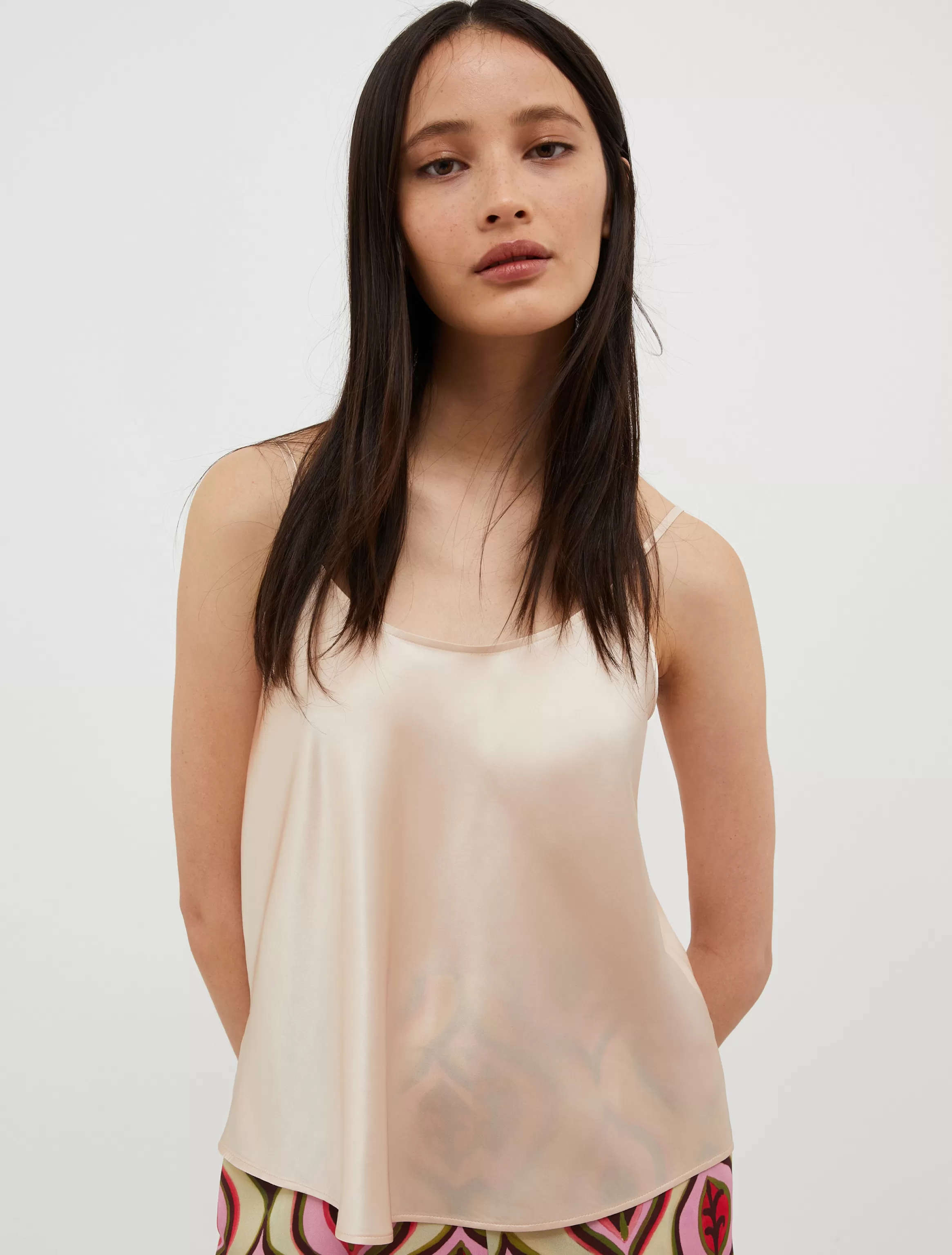 Silk-satin top*Max&Co Discount