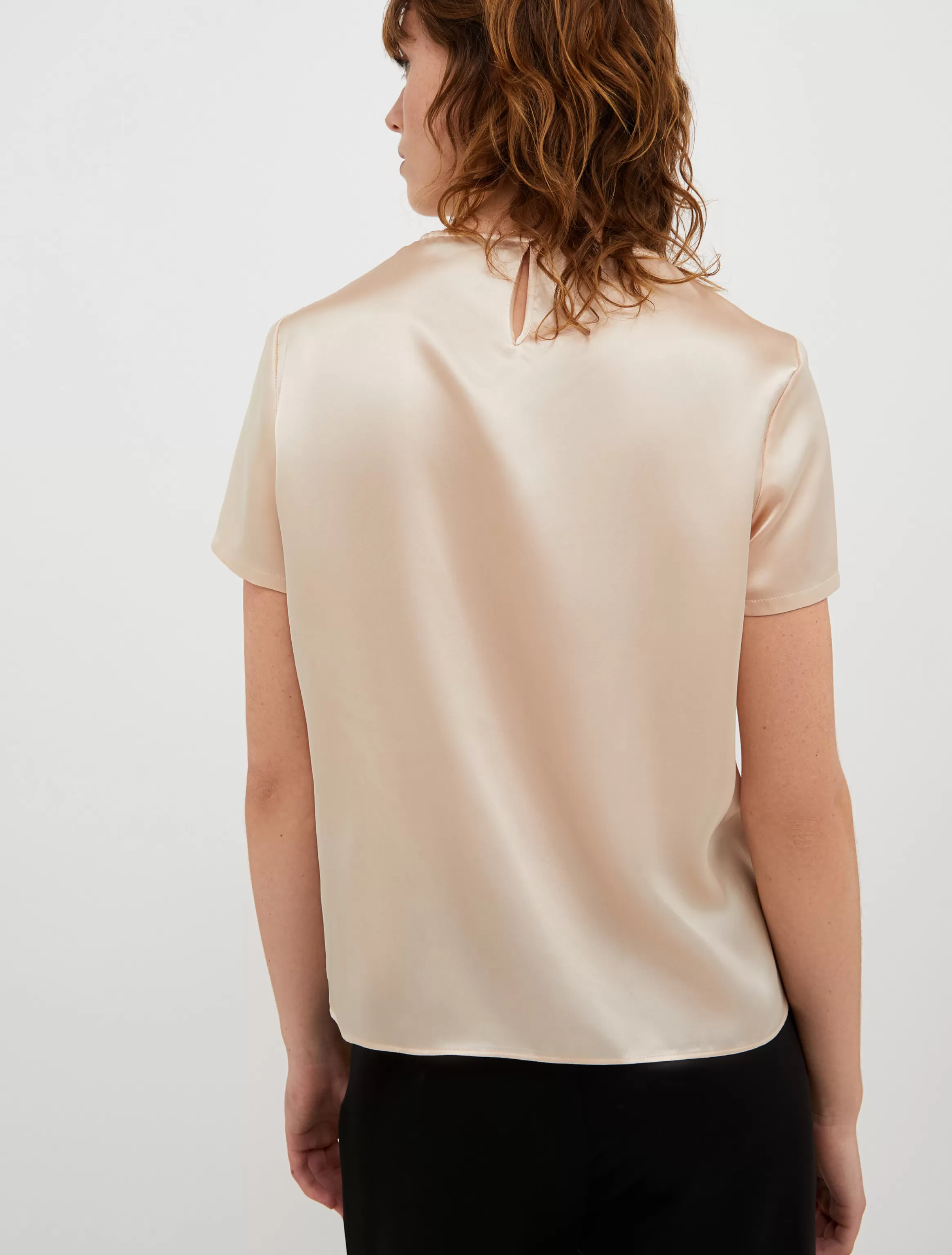 Silk-satin T-shirt*Max&Co Discount