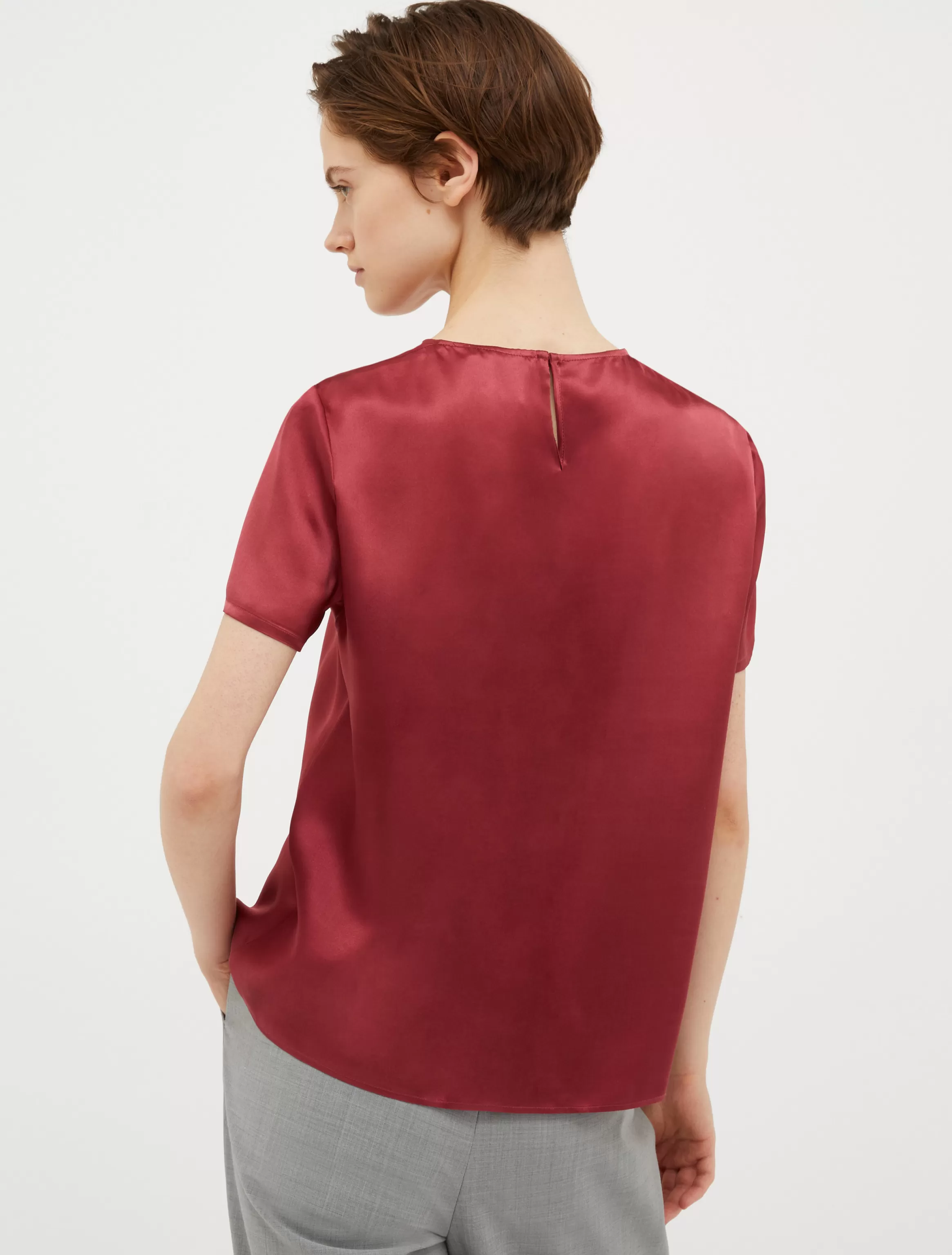 Silk-satin T-shirt*Max&Co Sale