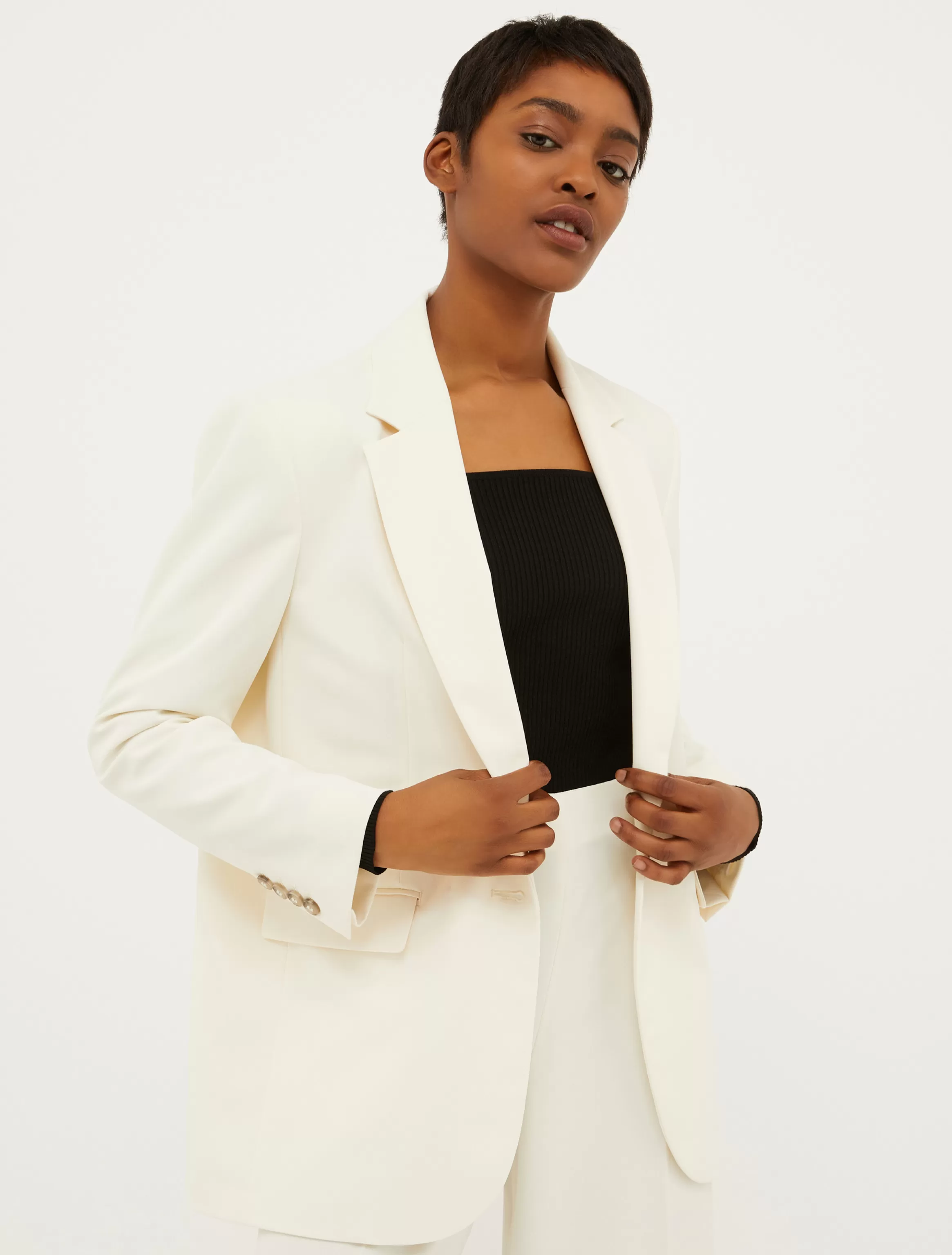 Single-breasted crêpe blazer*Max&Co Store