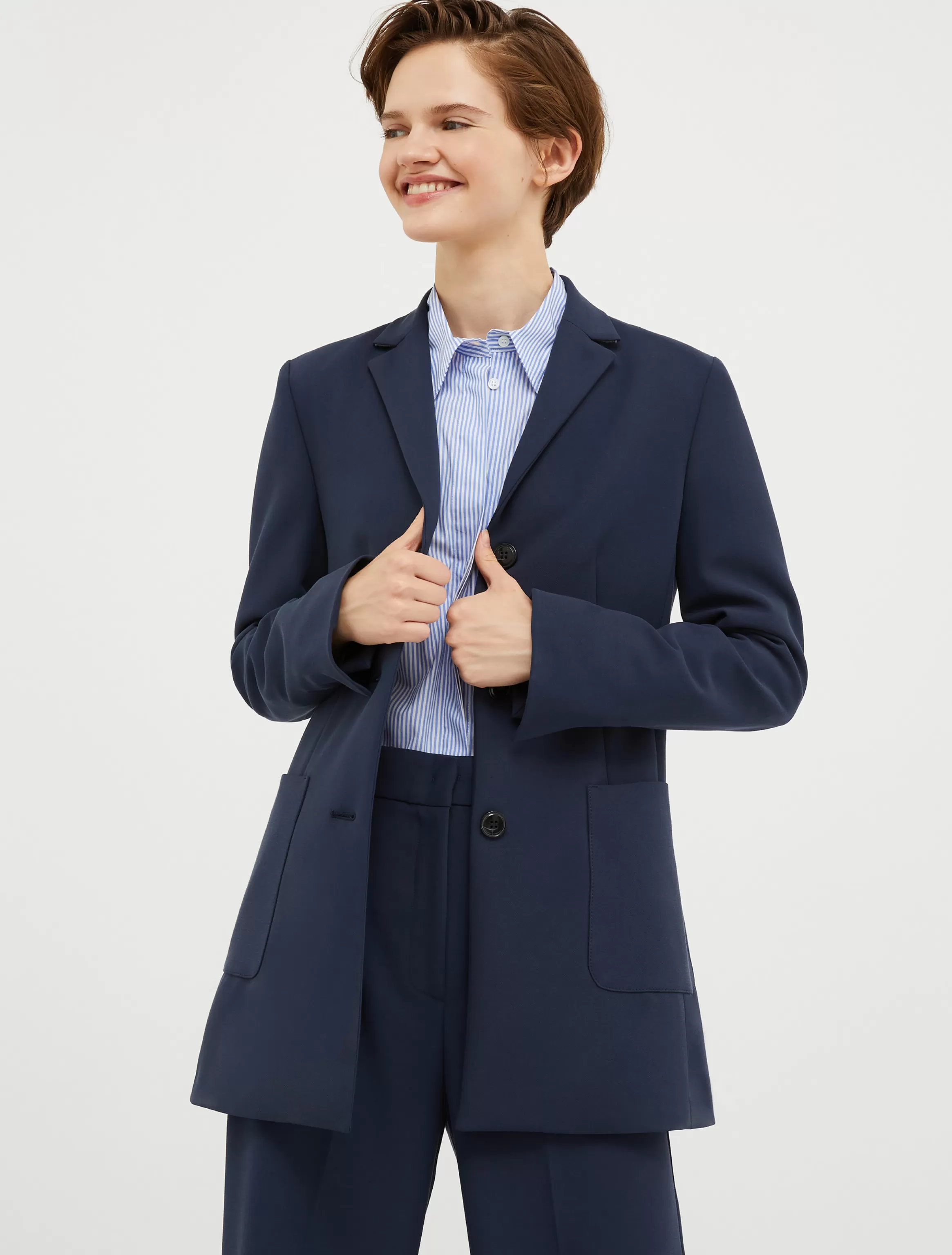 Single-breasted longline blazer*Max&Co Clearance