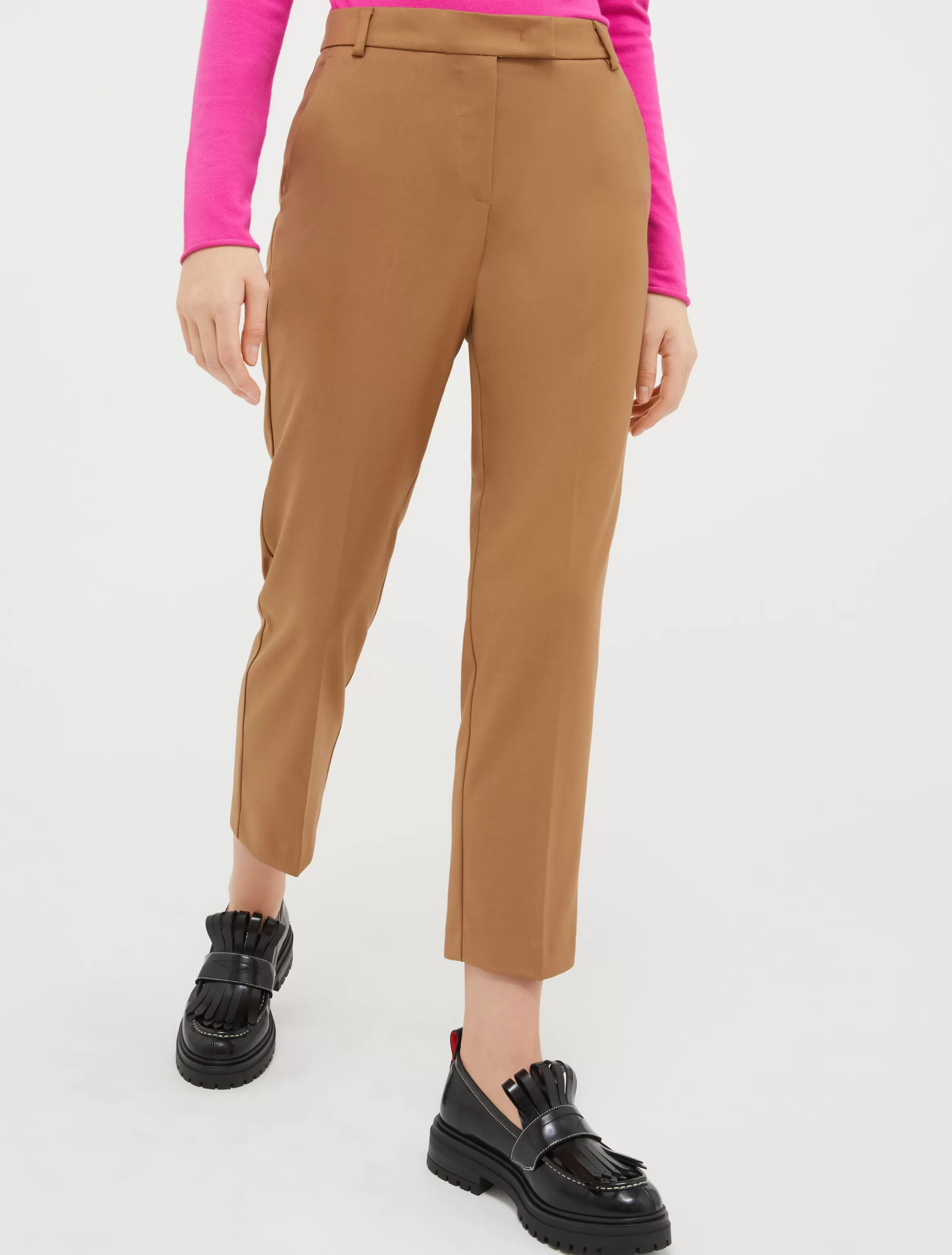 Slim flannel trousers*Max&Co Sale