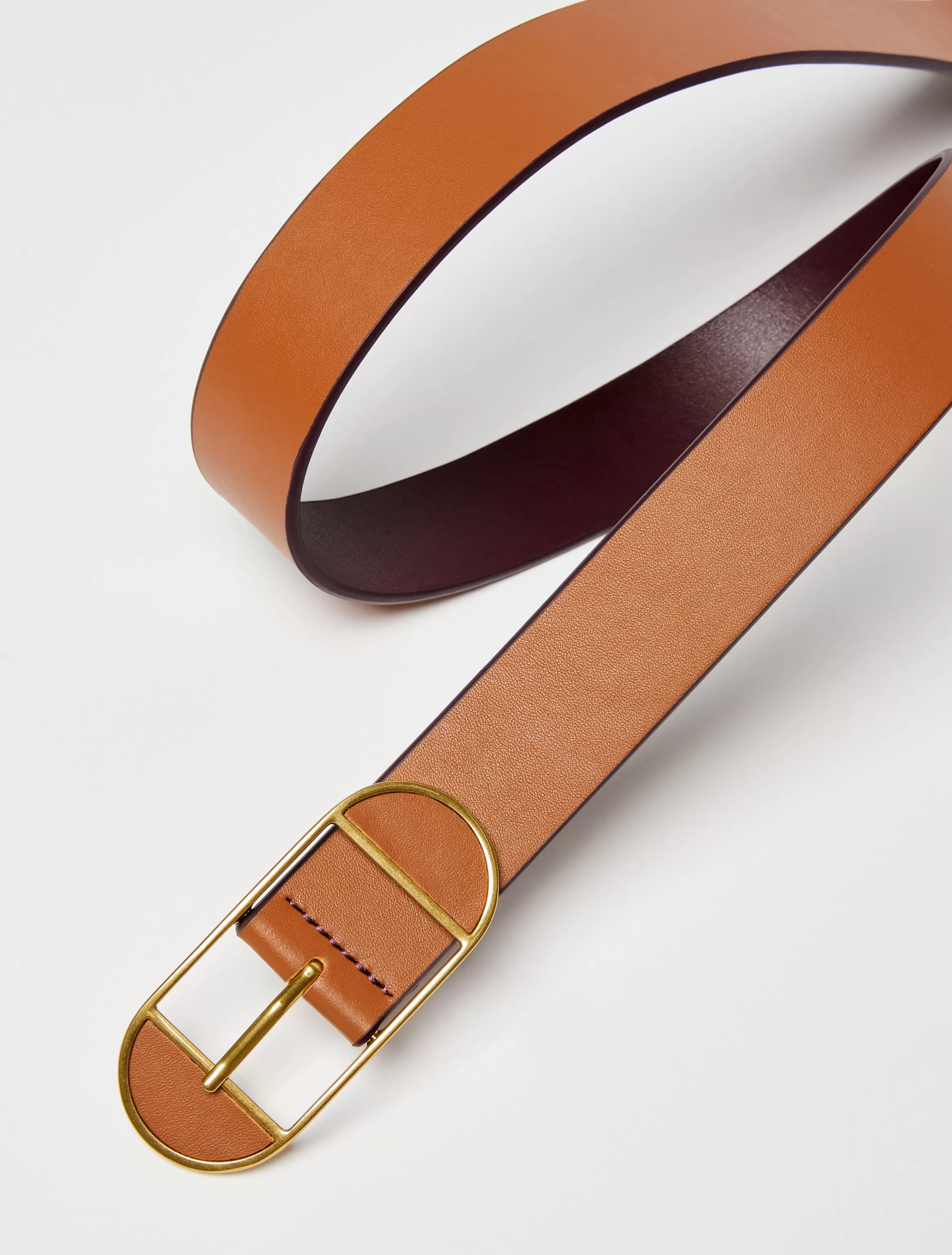 Slim leather belt*Max&Co New