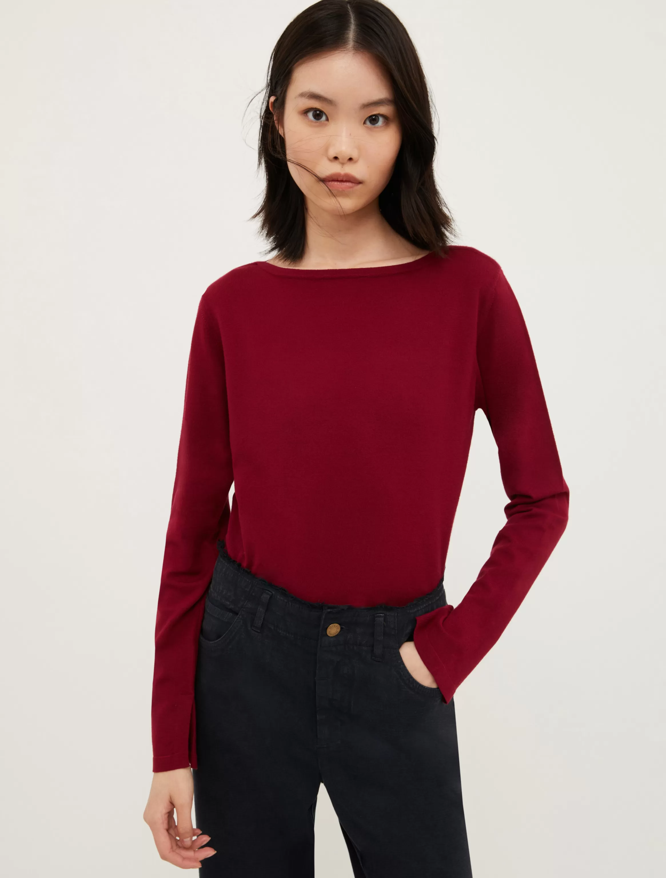 Slim-fit boat-neck jumper*Max&Co Store