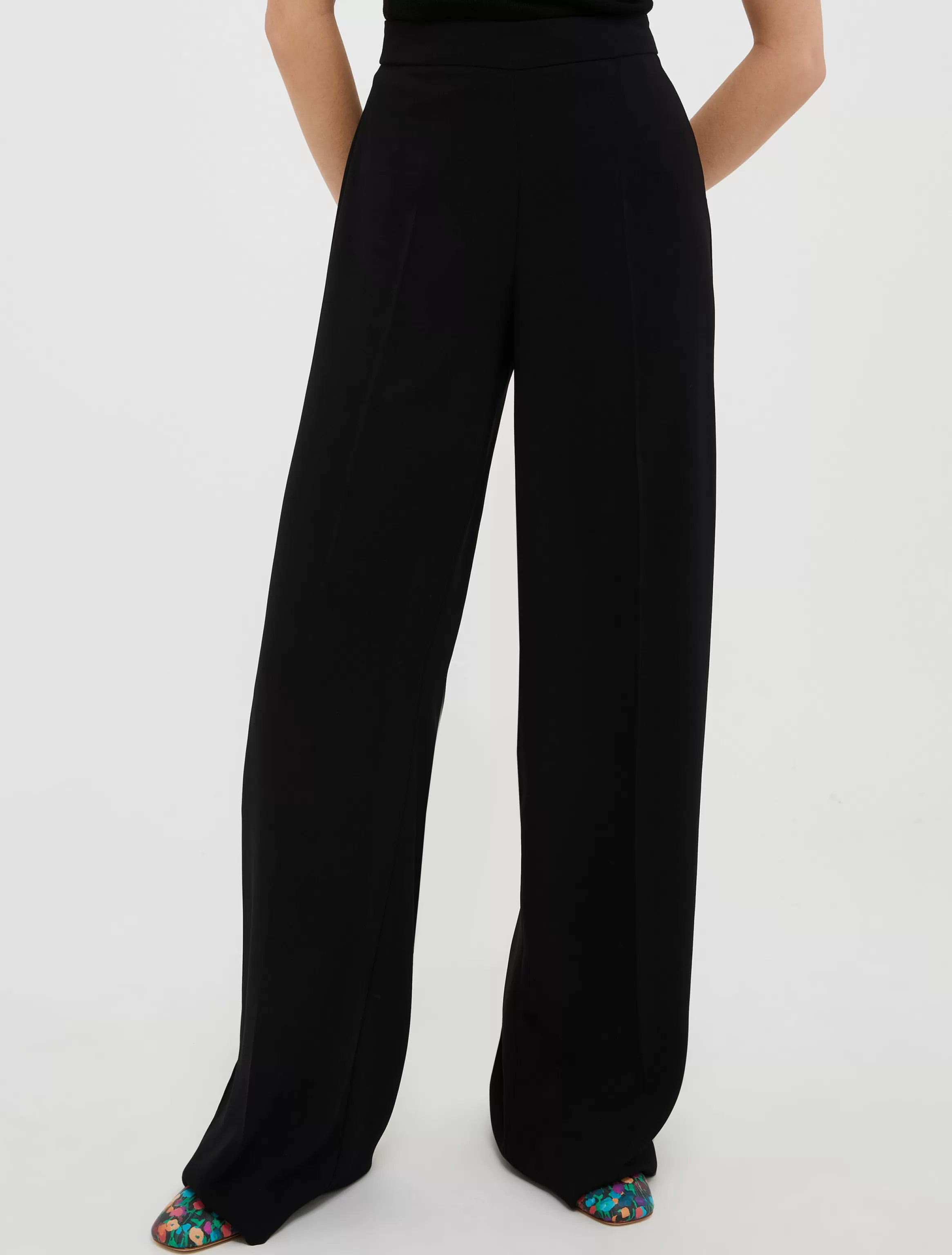 Straight-cut satin trousers*Max&Co Cheap