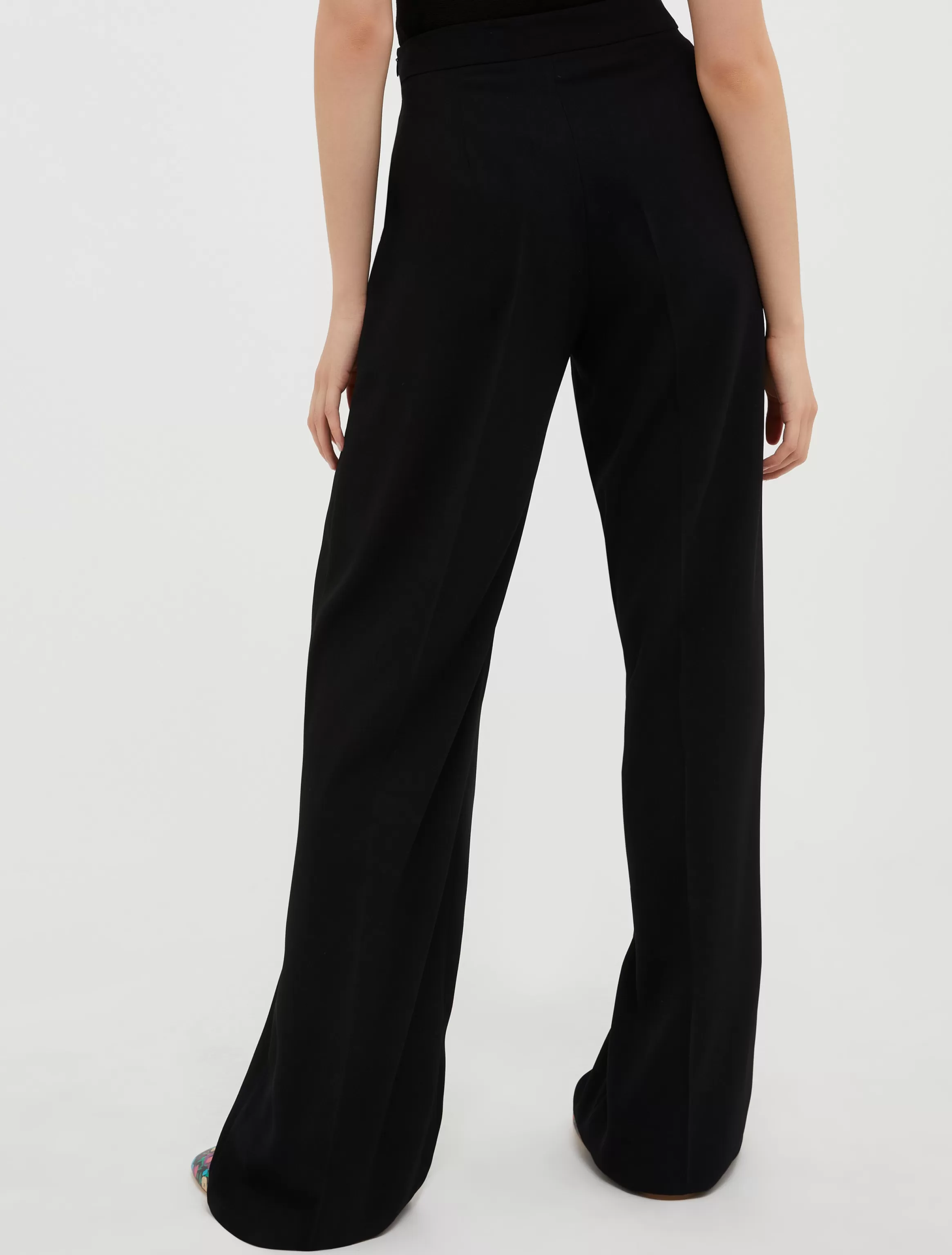 Straight-cut satin trousers*Max&Co Cheap