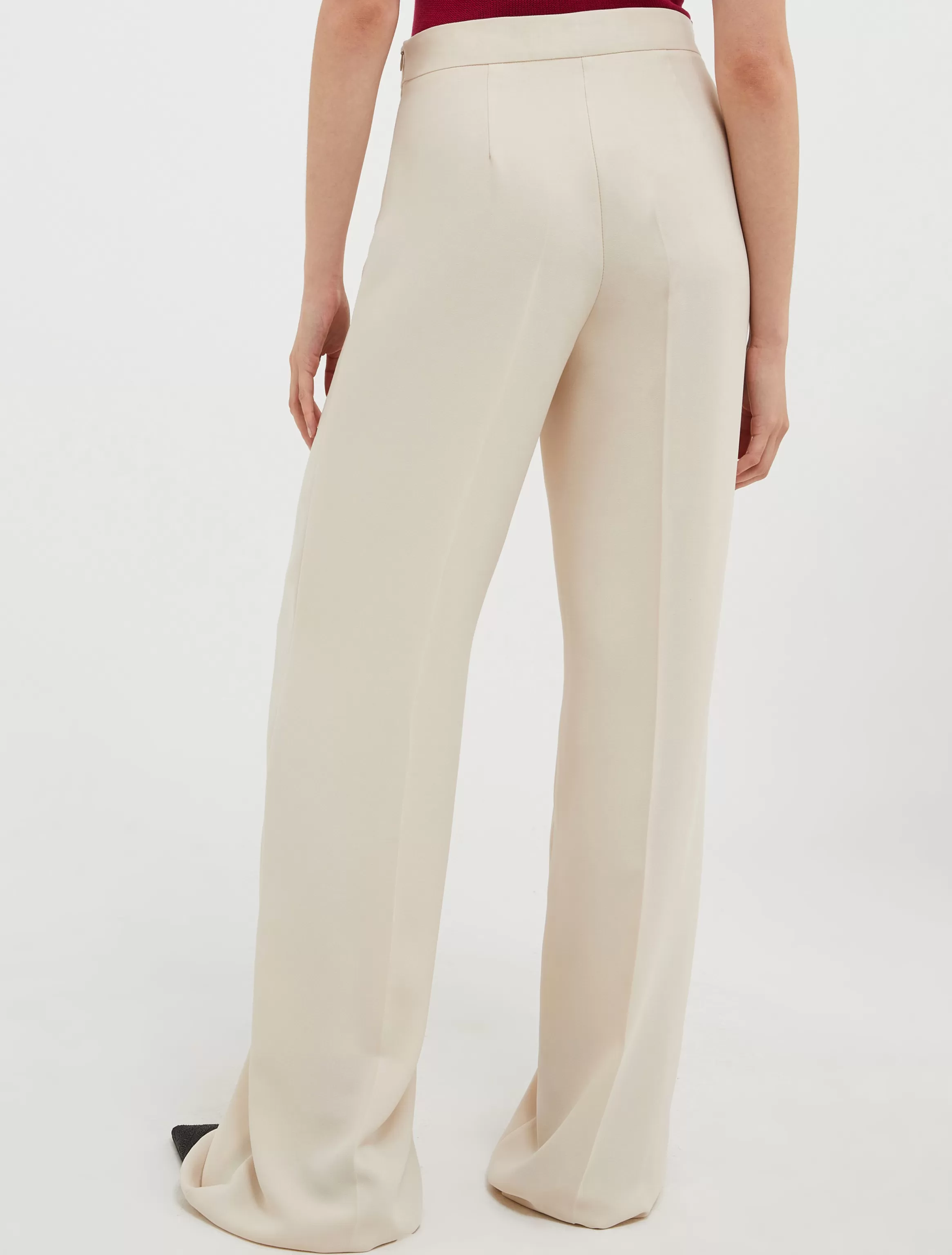 Straight-cut satin trousers*Max&Co Flash Sale