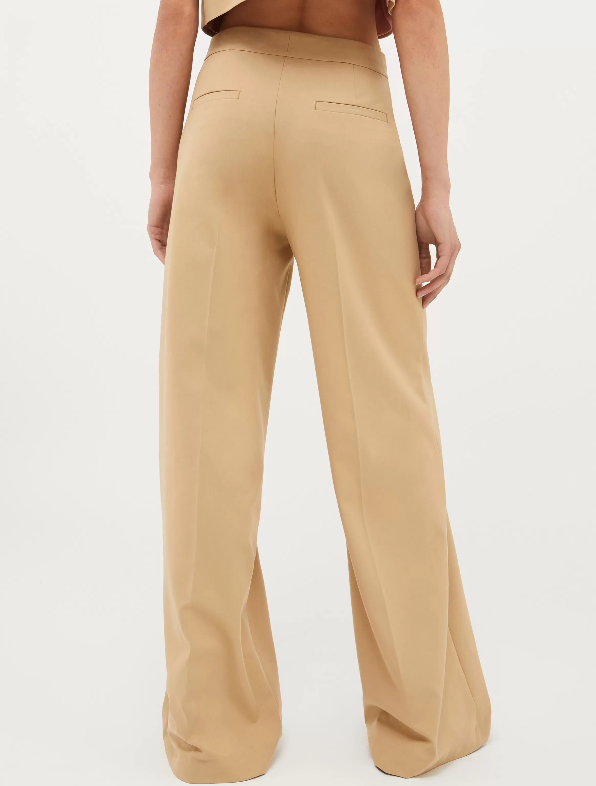 Straight-cut wide-leg trousers*Max&Co Best Sale