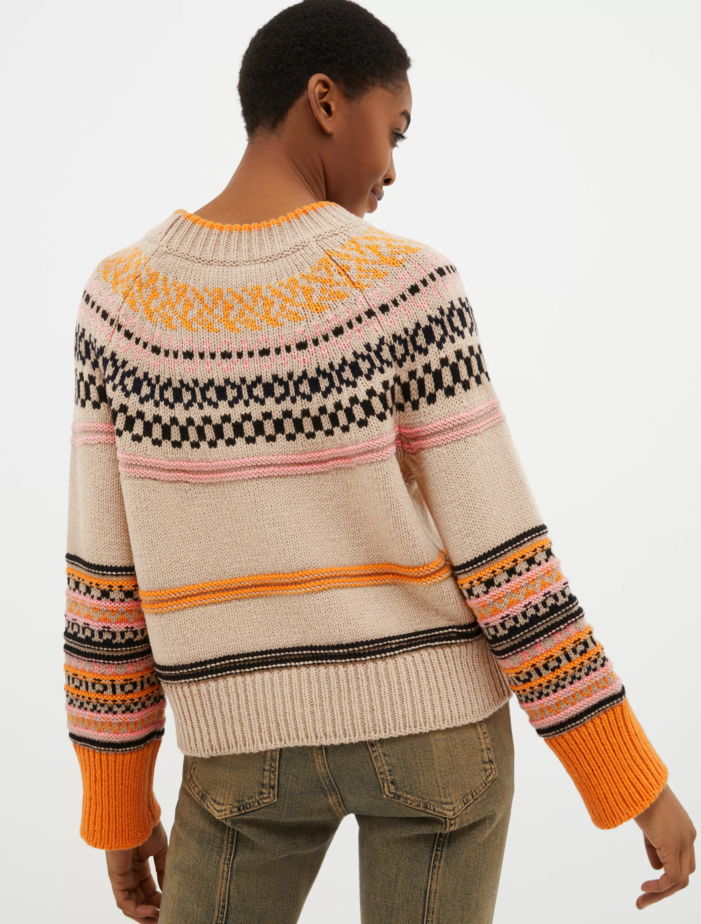 Striped jacquard pullover*Max&Co Outlet