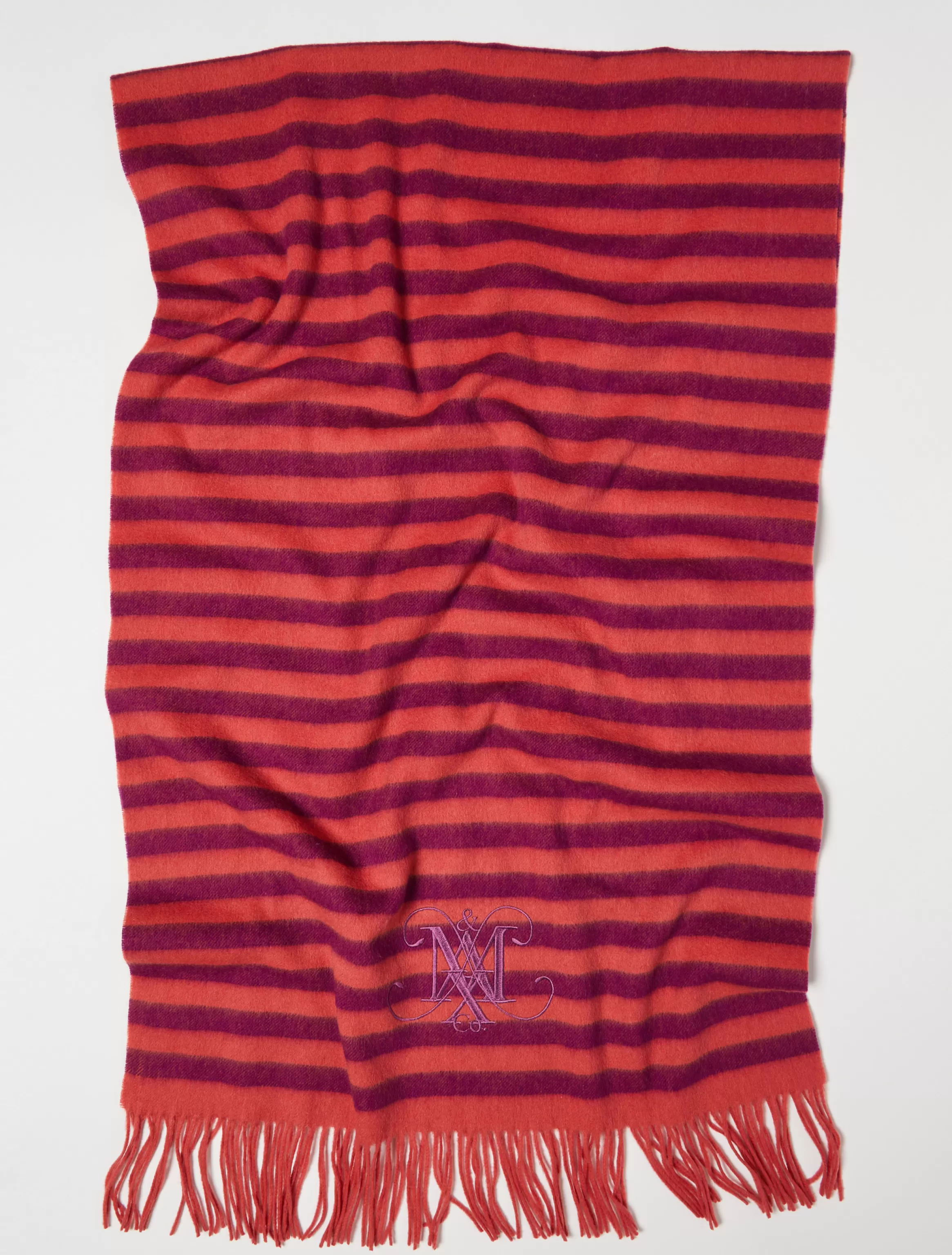 Striped wool stole*Max&Co Clearance