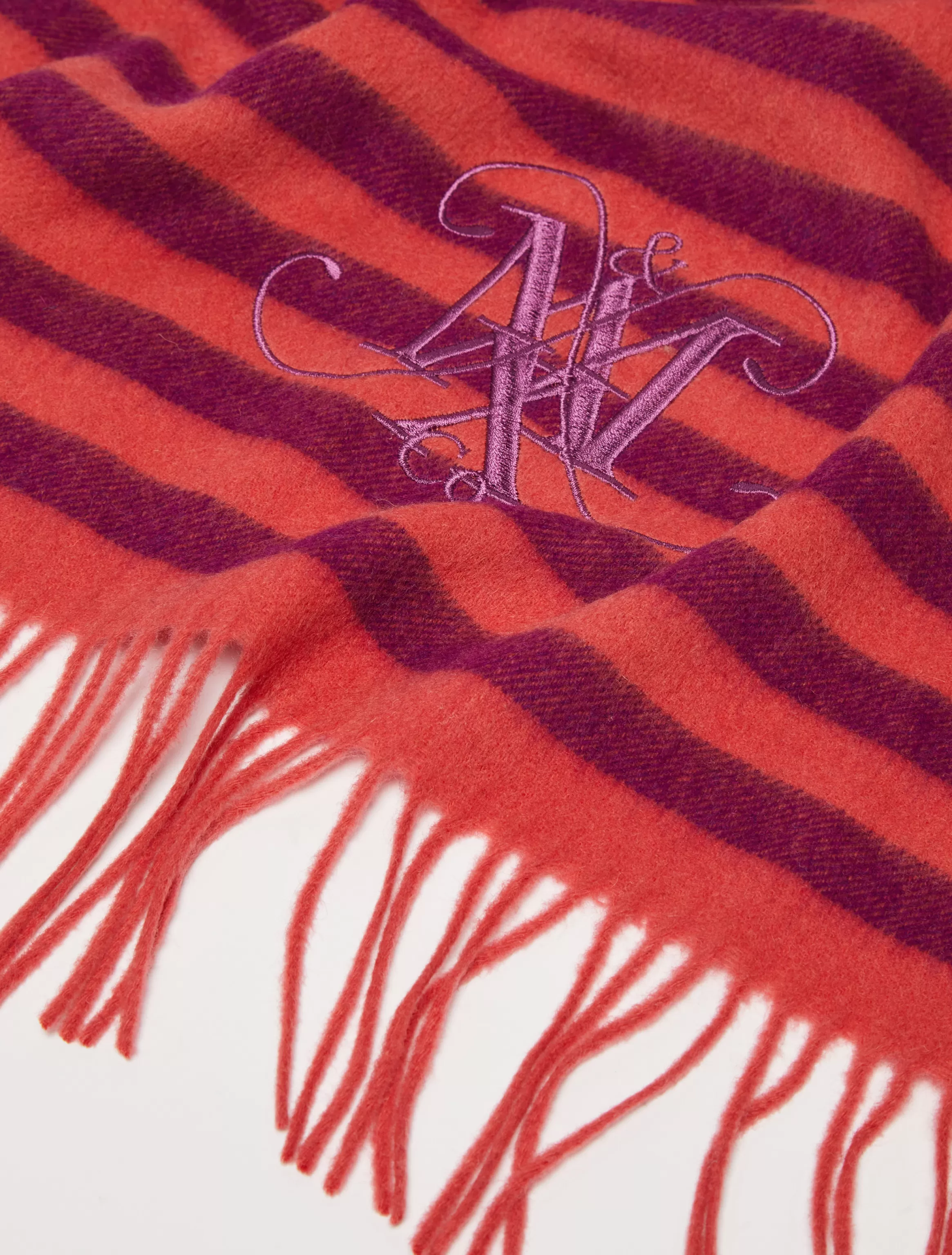 Striped wool stole*Max&Co Clearance