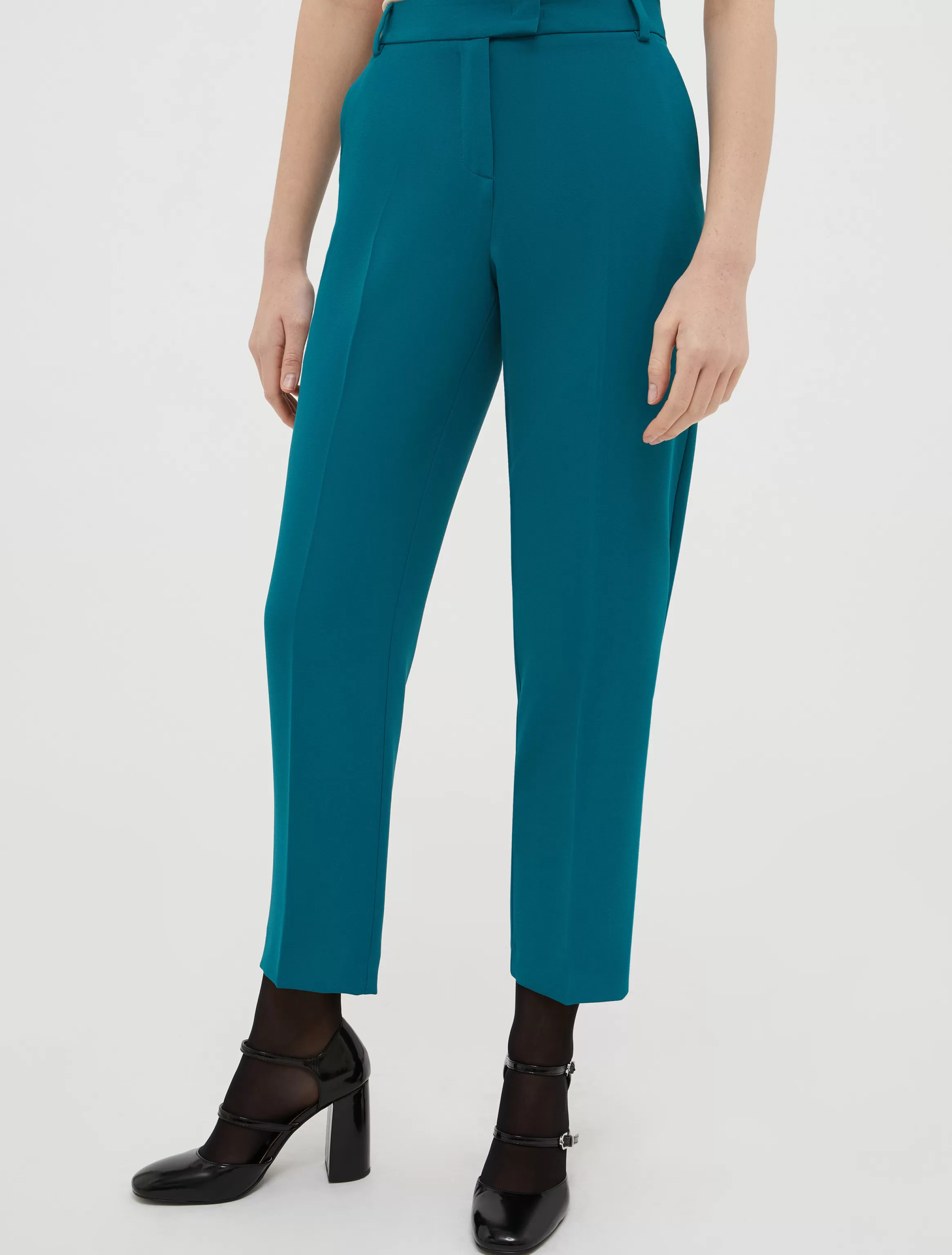 Tapered stretch-crepe trousers*Max&Co Best Sale