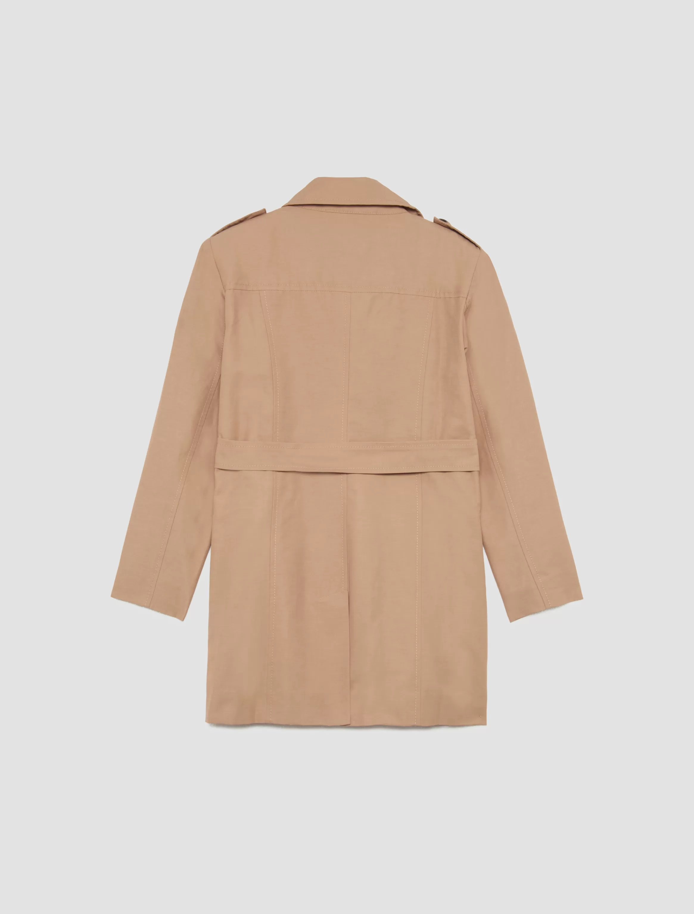 Technical cotton trench coat KID*Max&Co Discount