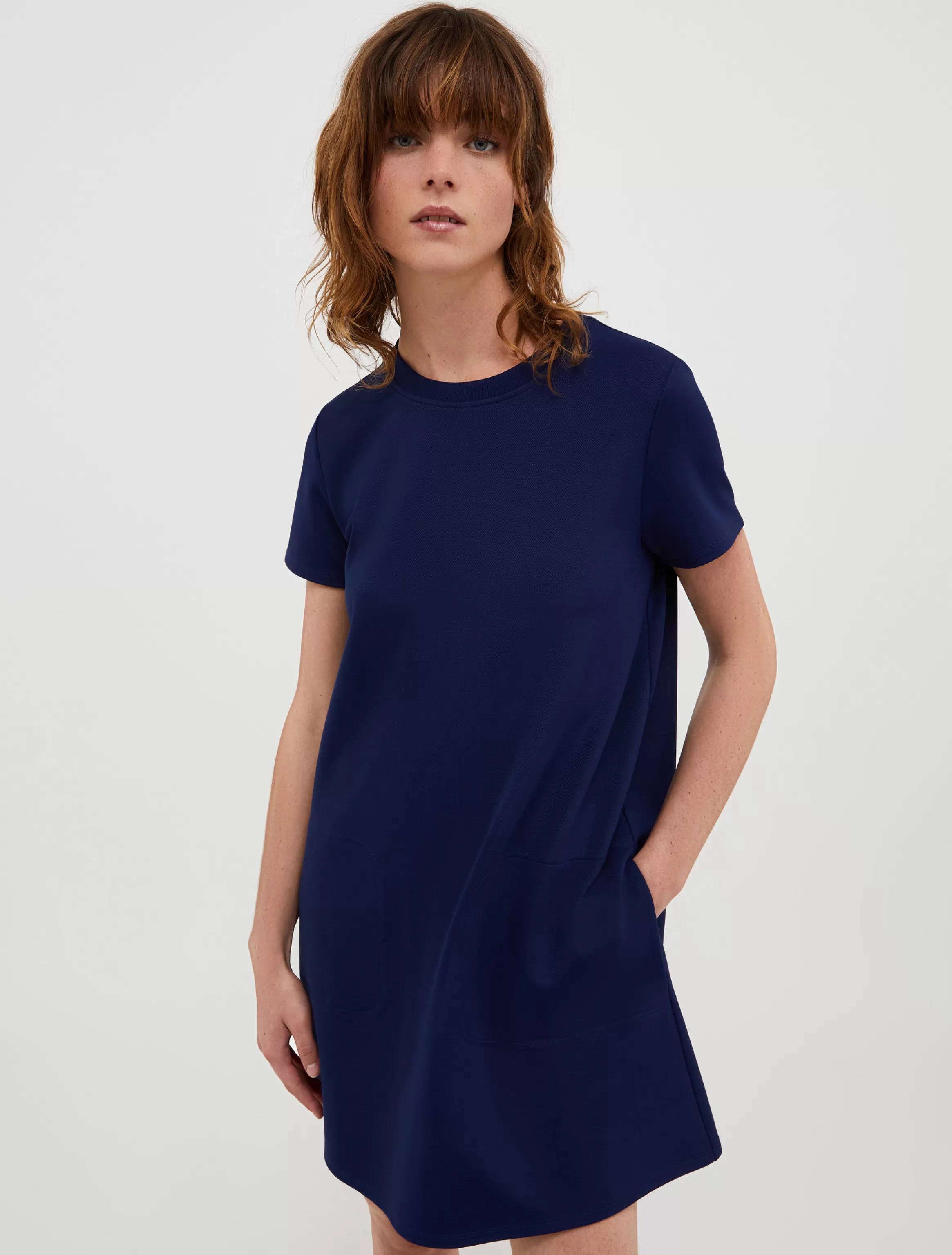 Textured stretch-jersey dress*Max&Co Clearance