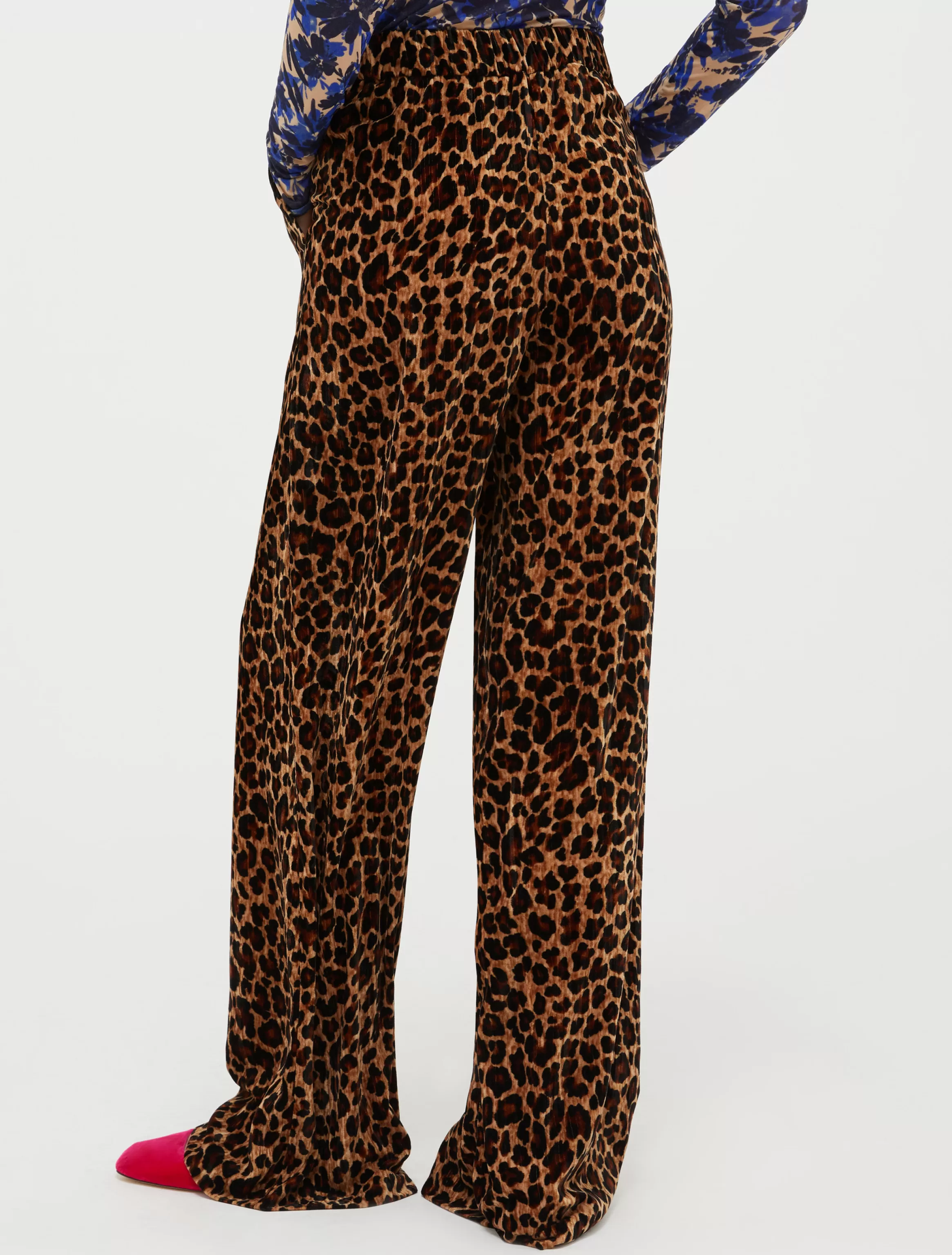 Textured velvet trousers*Max&Co Cheap