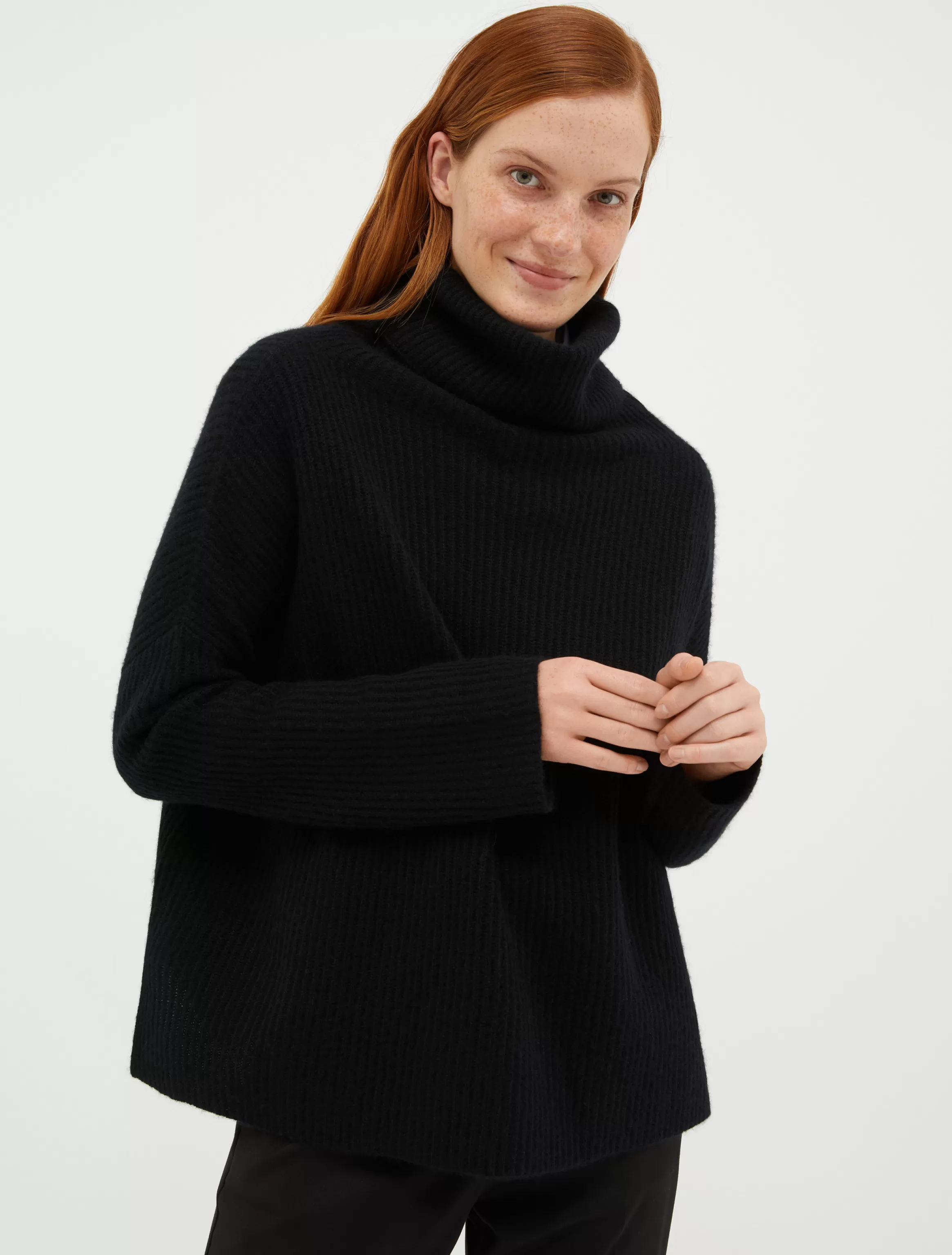 Turtleneck cashmere pullover*Max&Co Discount