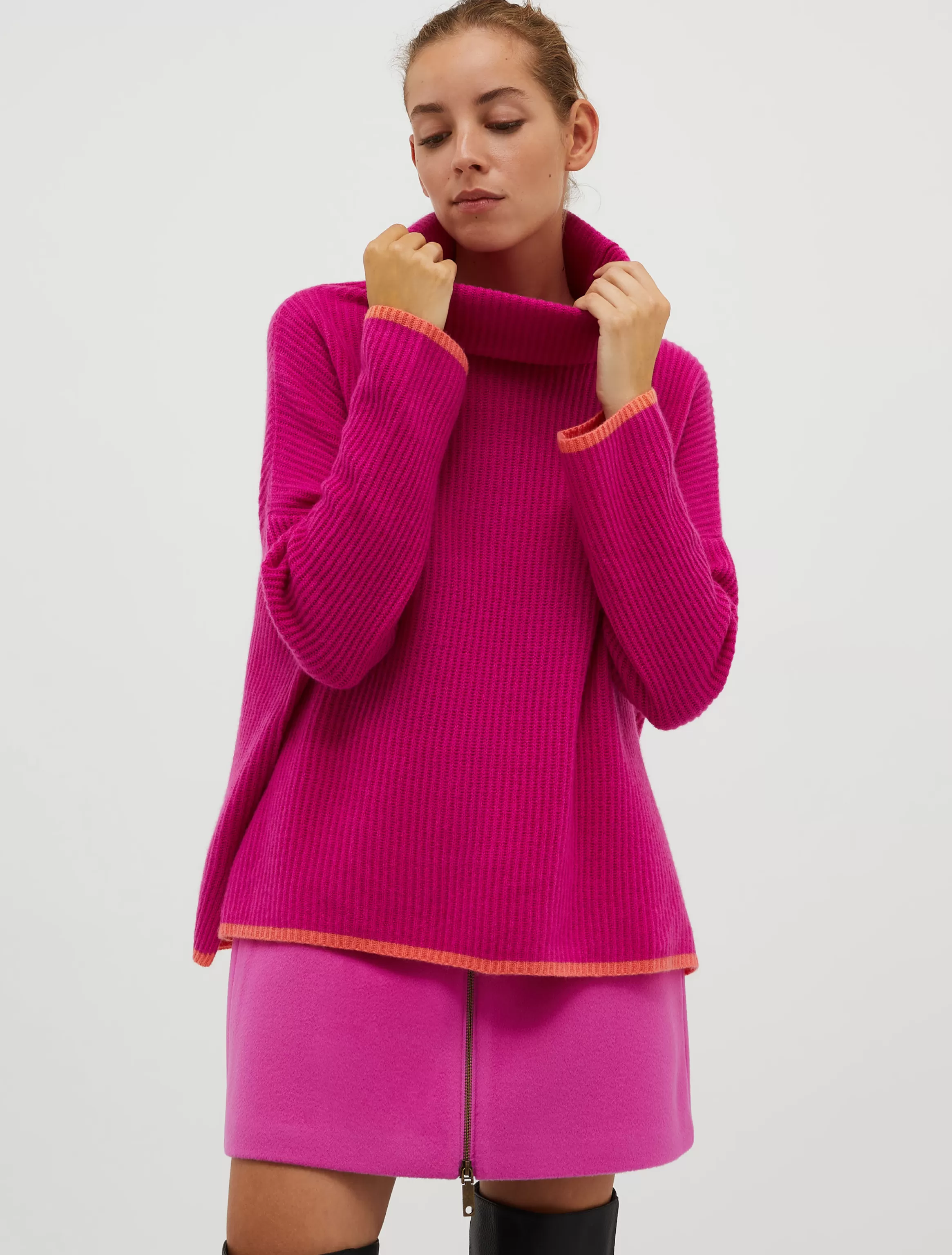 Turtleneck cashmere pullover*Max&Co Cheap