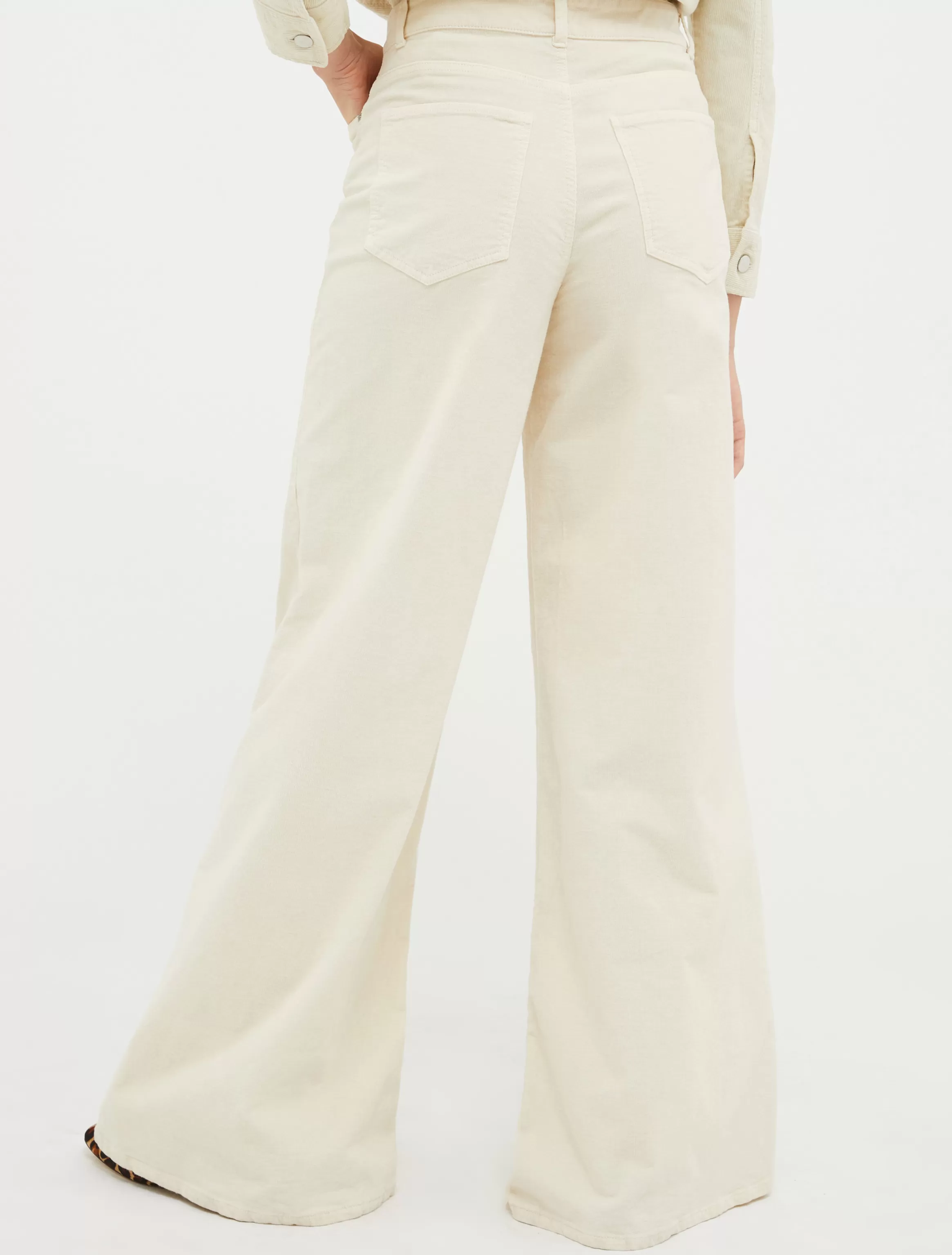 Velvet palazzo trousers*Max&Co Online