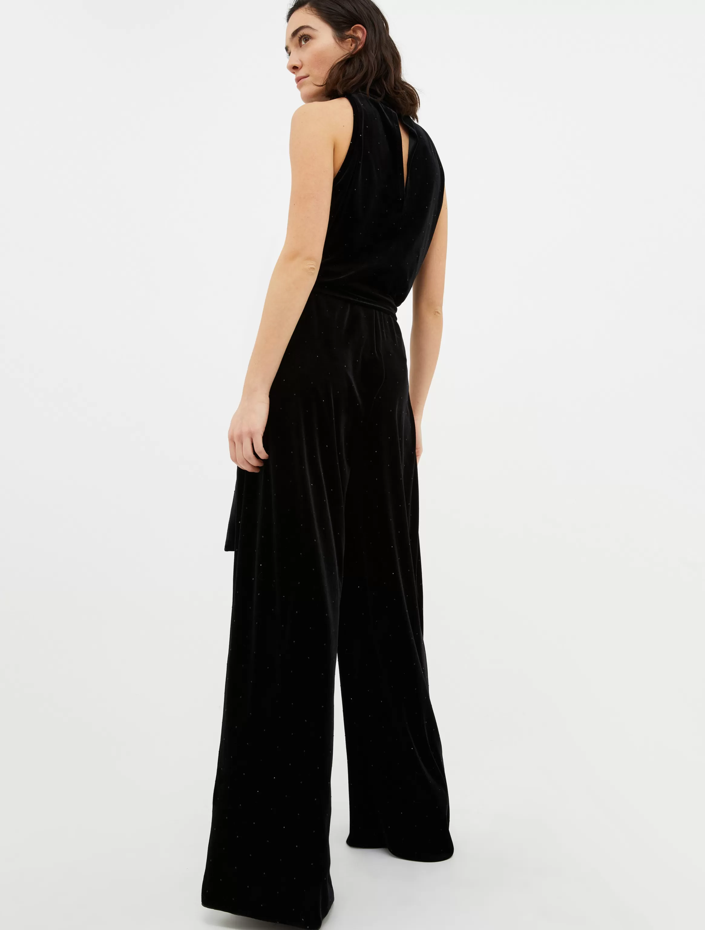 Velvet-jersey jumpsuit*Max&Co Cheap