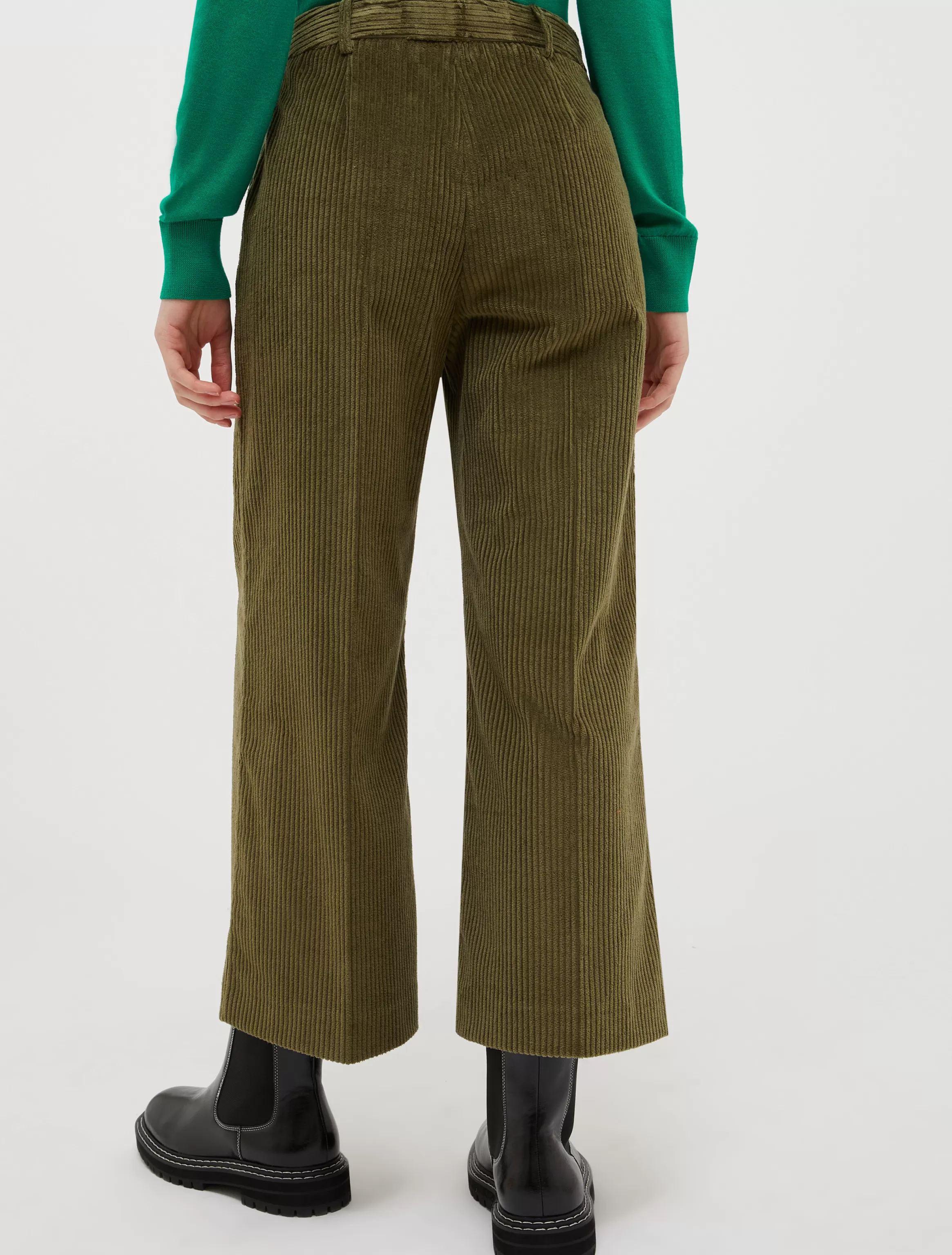 Wide corduroy trousers*Max&Co Discount