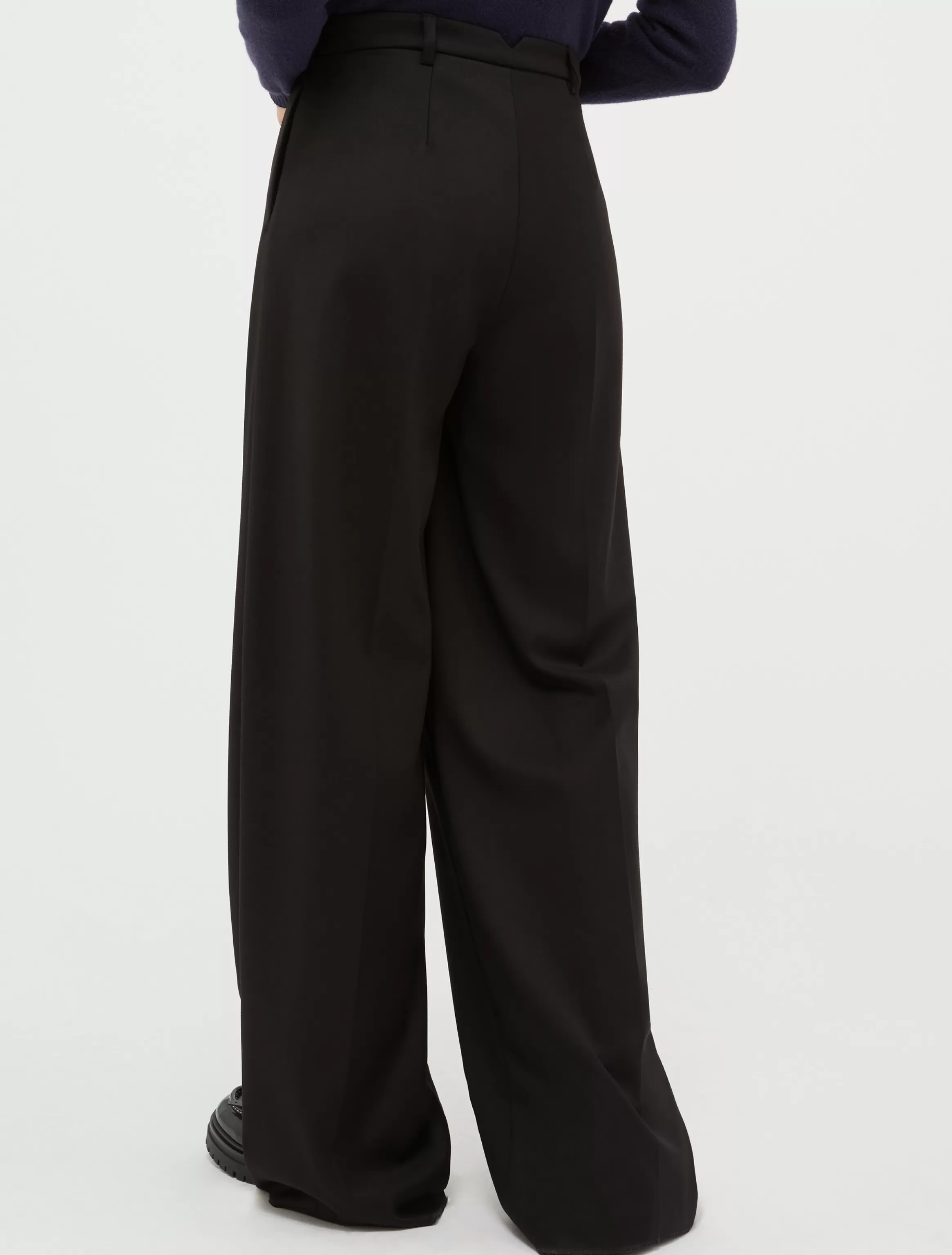 Wide-fit flannel trousers*Max&Co Cheap