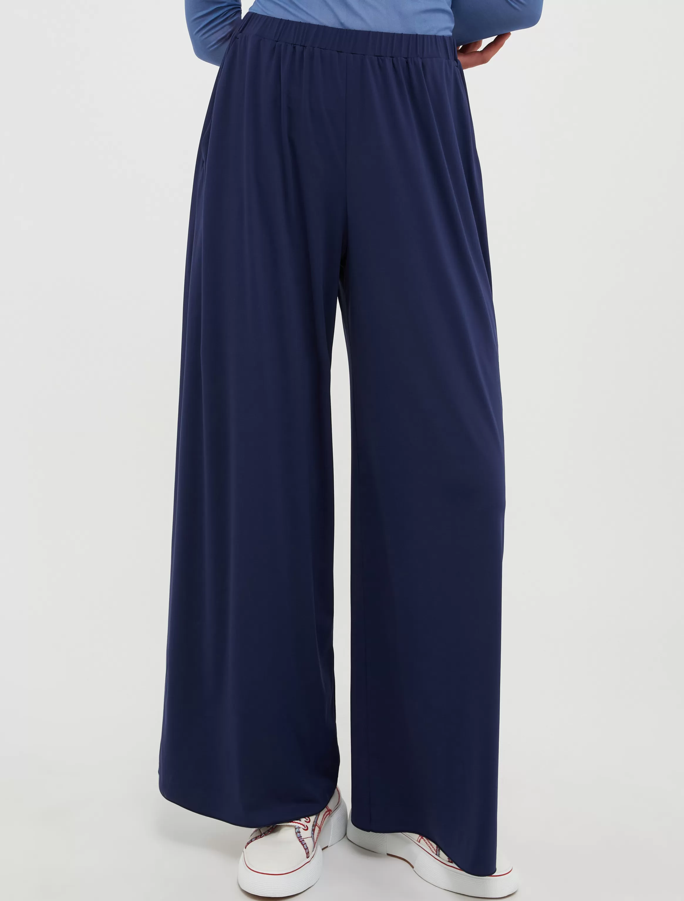 Wide-leg jersey trousers*Max&Co Best Sale