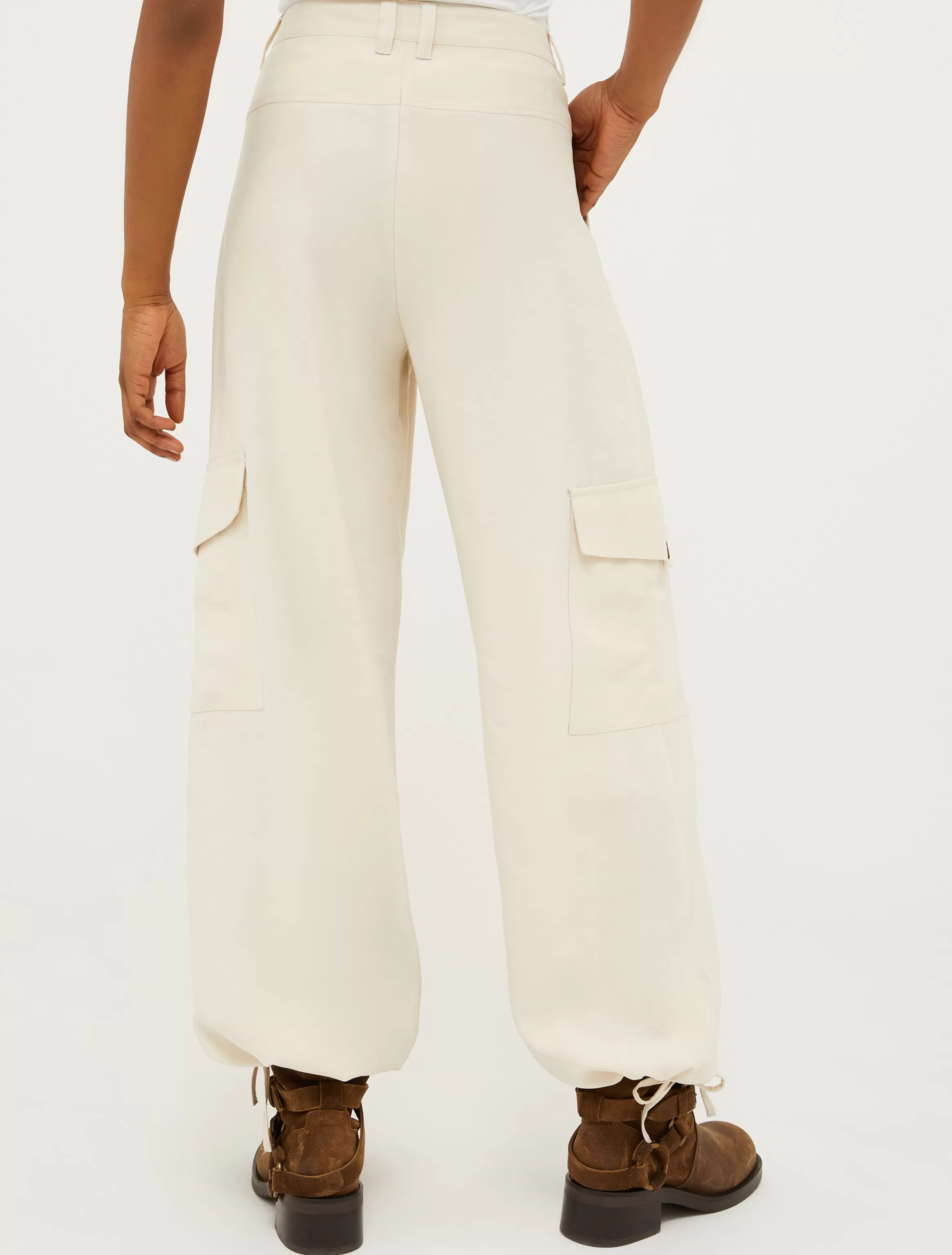 Wide-leg twill cargo trousers*Max&Co Best