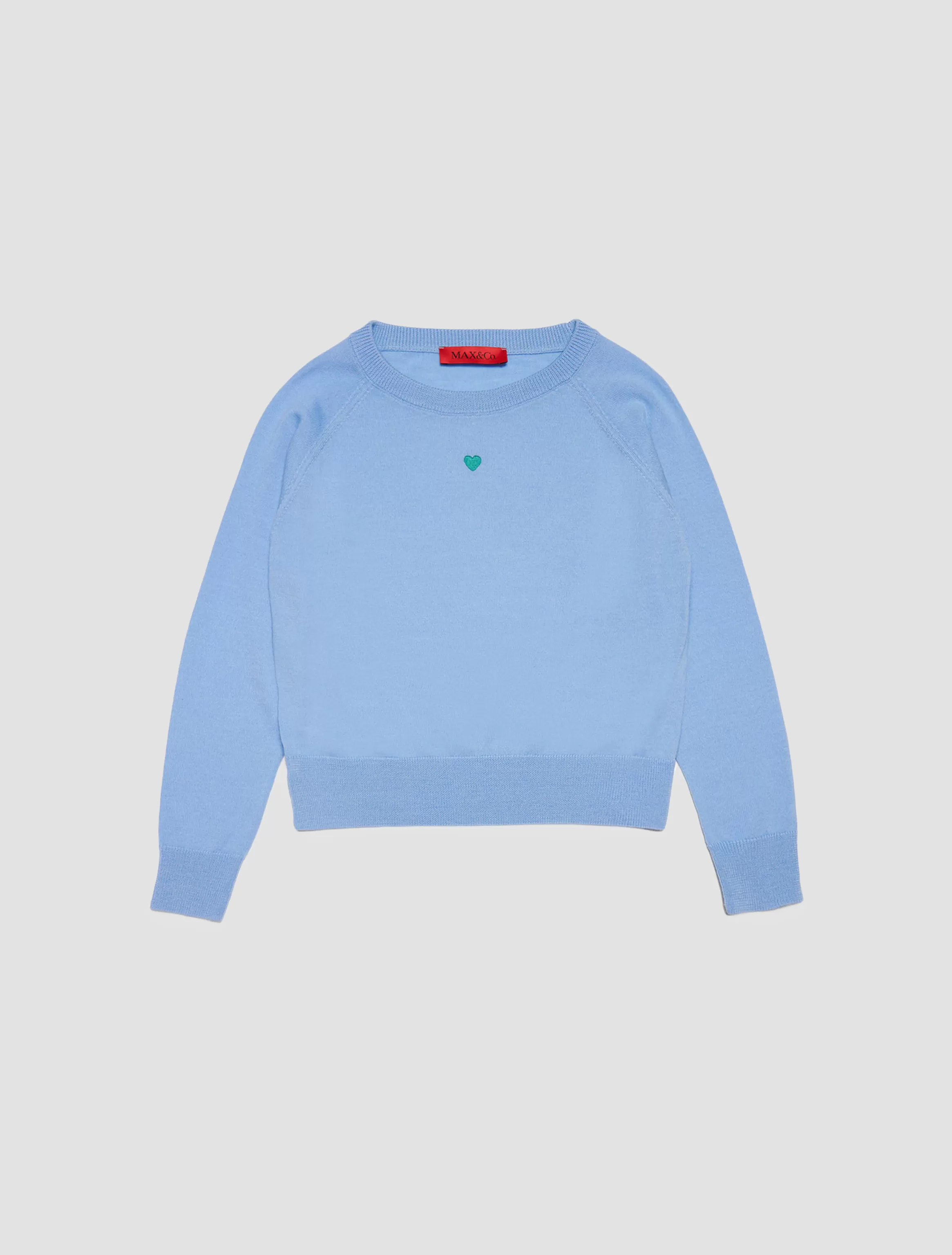 Wool crew-neck pullover KID*Max&Co Shop