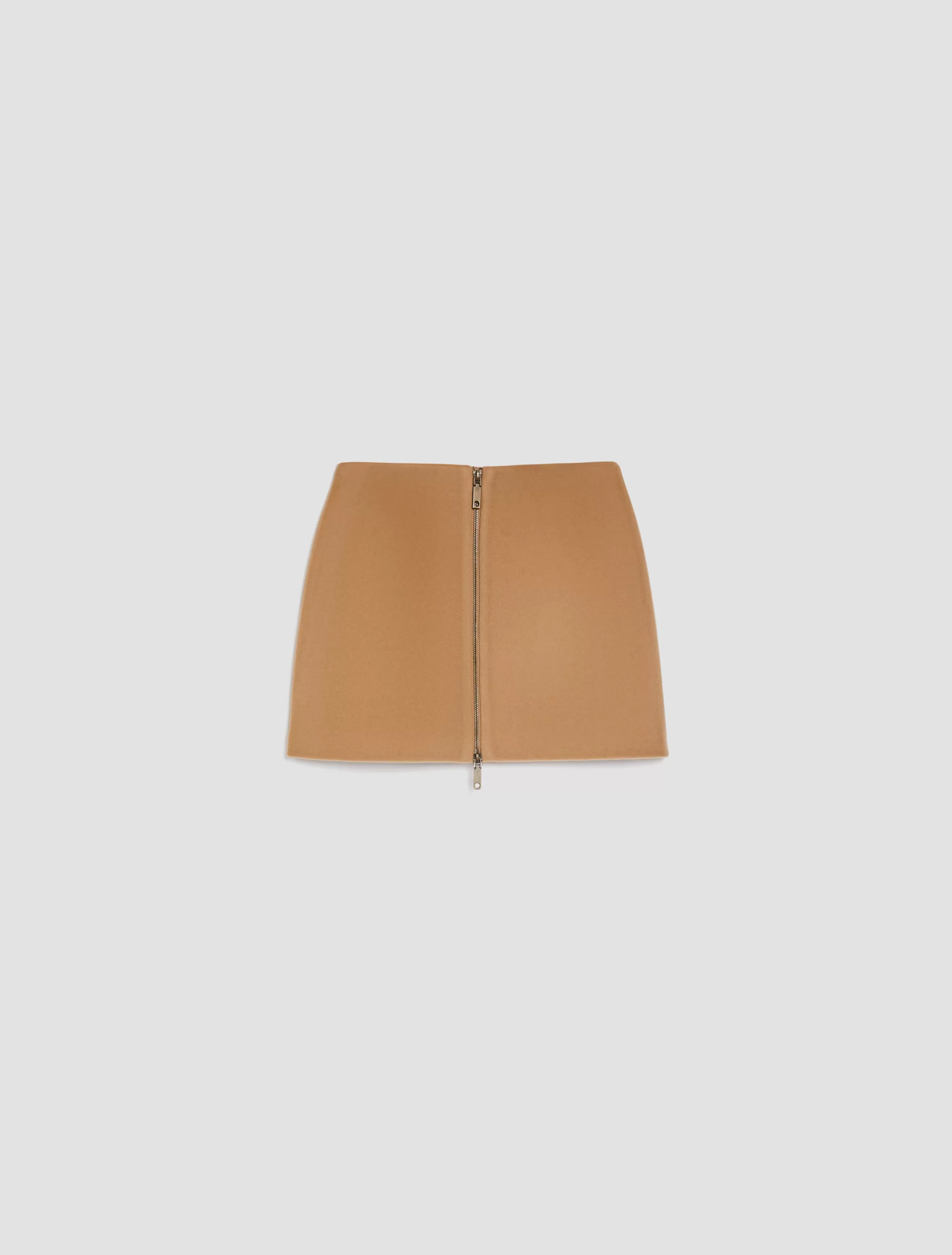 Wool-broadcloth mini skirt*Max&Co Best Sale