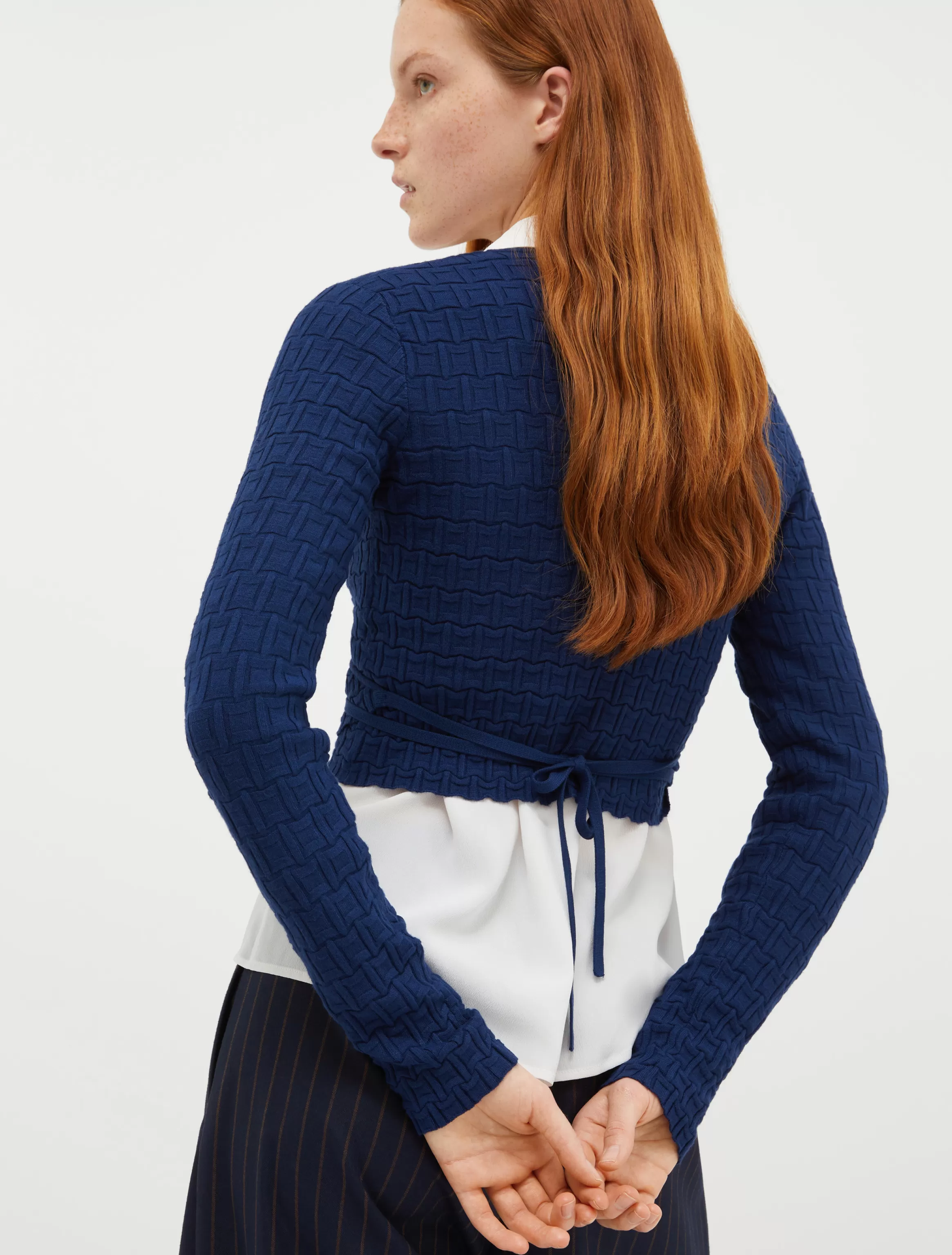 Wrap-over cache-coeur cardigan*Max&Co Sale